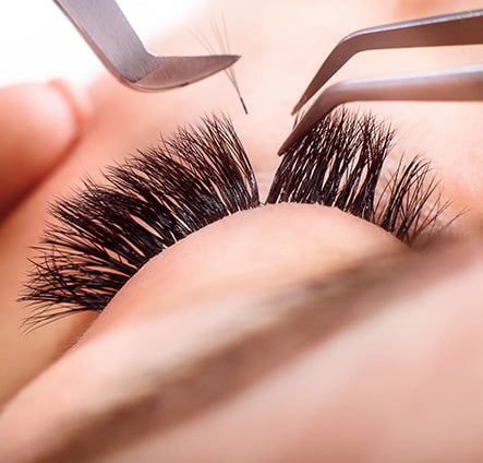 Extensiones de pestañas